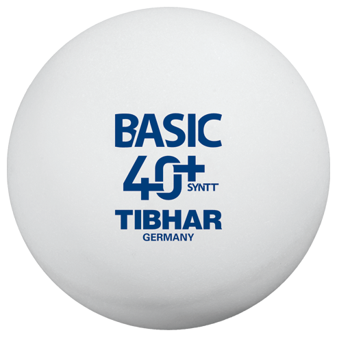 Bola 40+ Tibhar SynTT Basic White